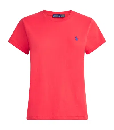Polo Ralph Lauren Cotton Polo Pony T-shirt In Red