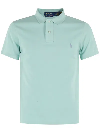 Polo Ralph Lauren Cotton Polo Shirt In Blue