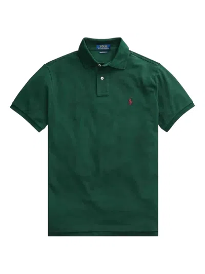 Polo Ralph Lauren Logo-embroidered Polo Shirt In Green