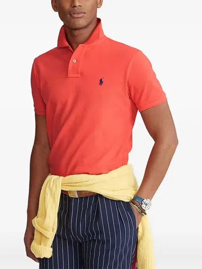 Polo Ralph Lauren Cotton Polo Shirt In Red