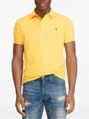 Polo Ralph Lauren Polo Pony-embroidered Cotton Polo Shirt In Yellow