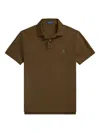 Polo Ralph Lauren Cotton Polo Shirt In Brown