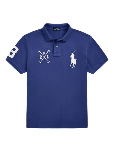 Polo Ralph Lauren Cotton Polo Shirt In Blue