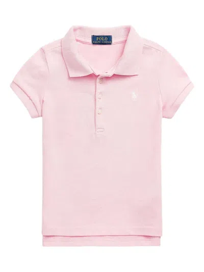 Polo Ralph Lauren Kids' Cotton Polo Shirt In Pink