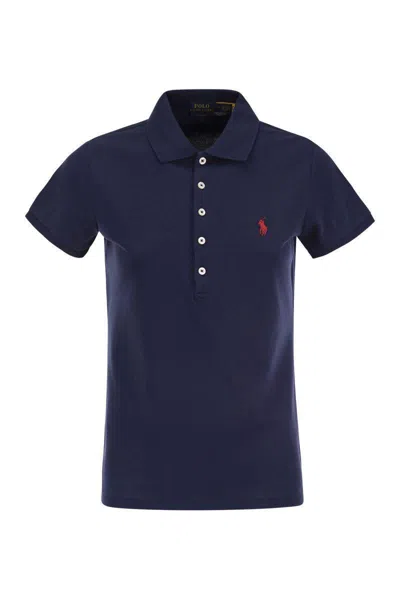 Polo Ralph Lauren Cotton Polo Shirt In Blue