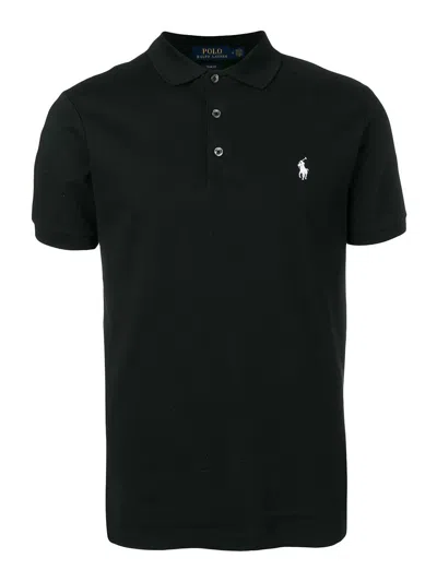 Polo Ralph Lauren Cotton Polo Shirt In Black