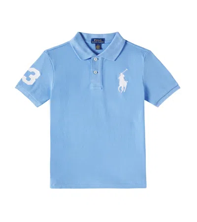 Polo Ralph Lauren Kids' Cotton Polo Shirt In Blue