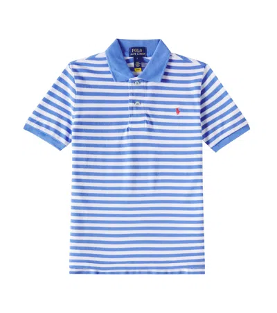 Polo Ralph Lauren Kids' Cotton Polo Shirt In Blue