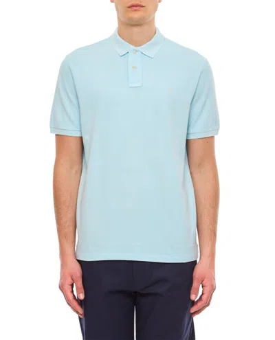 Polo Ralph Lauren Cotton Polo Shirt In Blue