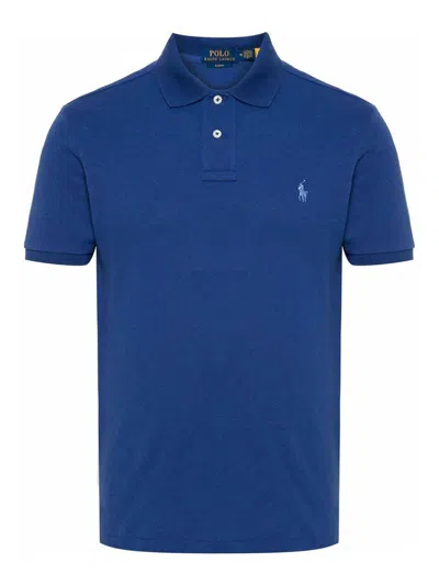 Polo Ralph Lauren Ralph Lauren Slim Fit Polo T Shirt Blue