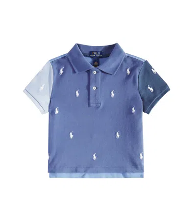 Polo Ralph Lauren Kids' Cotton Polo Shirt In Blue