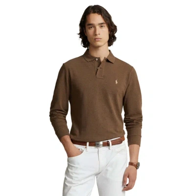 Polo Ralph Lauren Cotton Polo Shirt In Brown