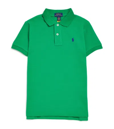 Polo Ralph Lauren Kids' Cotton Polo Shirt In Green