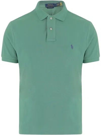 Polo Ralph Lauren Cotton Polo Shirt In Green