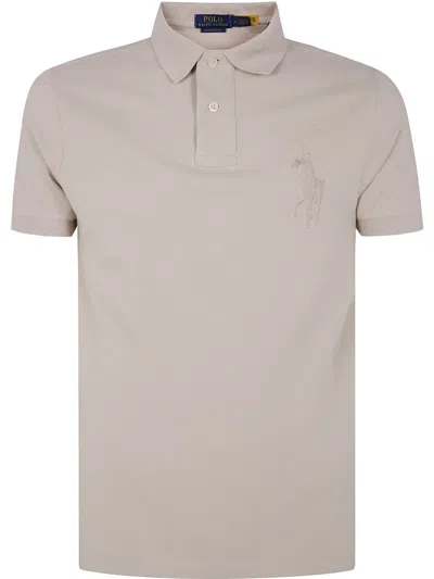 Polo Ralph Lauren Cotton Polo Shirt In Grey