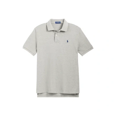 Polo Ralph Lauren Cotton Polo Shirt In Gray