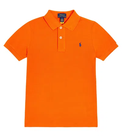 Polo Ralph Lauren Cotton Polo Shirt In Orange