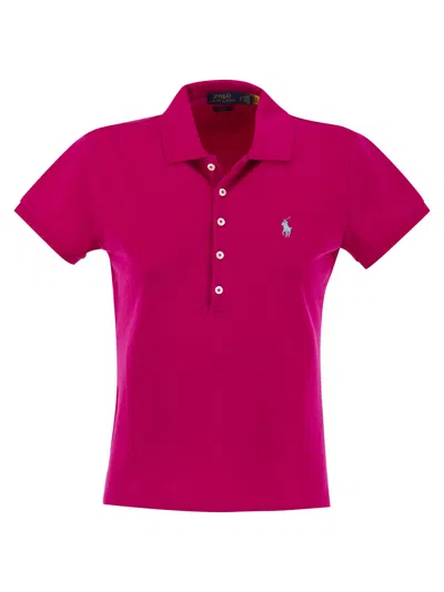 Polo Ralph Lauren Cotton Polo Shirt In Pink