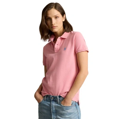 Polo Ralph Lauren Cotton Polo Shirt In Pink