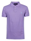 Polo Ralph Lauren Pique Polo Shirt Polo Shirts Purple In Cactus Purple/c6103