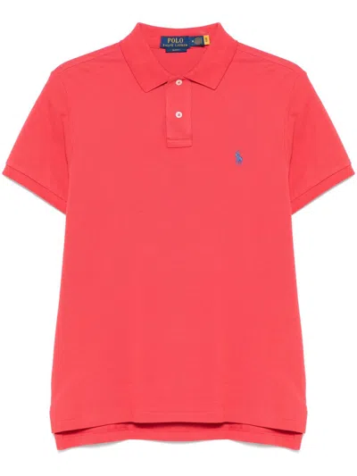 Polo Ralph Lauren Cotton Polo Shirt In Red