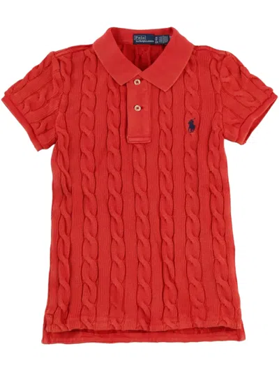 Polo Ralph Lauren Cotton Polo Shirt In Red