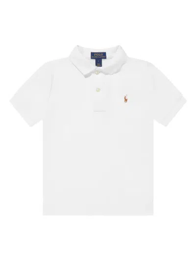 Polo Ralph Lauren Kids' Cotton Polo Shirt In White