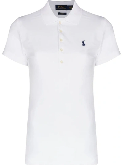 Polo Ralph Lauren Cotton Polo Shirt With Logo In White