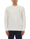Polo Ralph Lauren White Cotton Polo Custom Slim-fit In White