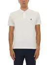 Polo Ralph Lauren Fitted White Polo Shirt With Embroidered Logo In White