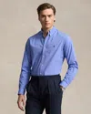 Polo Ralph Lauren Cotton Poplin Classic Fit Button Down Shirt In Blue