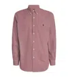 Polo Ralph Lauren Cotton Poplin Custom Fit Shirt In Red