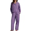 Polo Ralph Lauren Cotton Poplin Pajamas In Purple