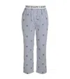 Polo Ralph Lauren Cotton Poplin Polo Bear Pyjama Bottoms In Blue