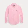 Polo Ralph Lauren Kids' Cotton Poplin Shirt In Carmel Pink