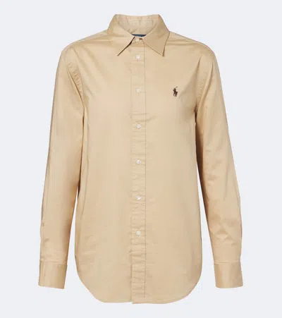 Polo Ralph Lauren Cotton Classic-fit Polo Pony Shirt In Neutral