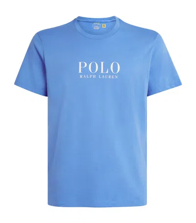 Polo Ralph Lauren Cotton Pyjama Top In Blue