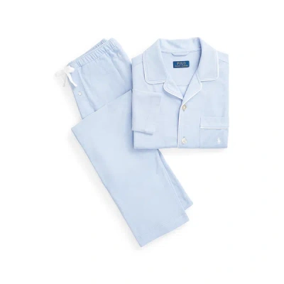 Polo Ralph Lauren Cotton Pyjamas In Blue