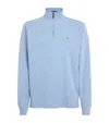 POLO RALPH LAUREN COTTON QUARTER-ZIP SWEATER