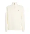 POLO RALPH LAUREN COTTON QUARTER-ZIP SWEATER