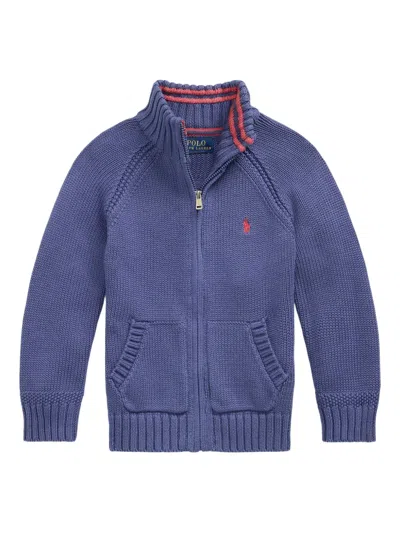 Polo Ralph Lauren Cardigan Aus Baumwolle In Blue