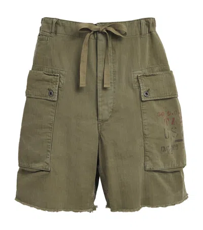 Polo Ralph Lauren Cotton Relaxed Utility Cargo Shorts In Green