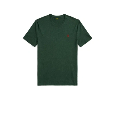 Polo Ralph Lauren Custom Slim Fit Jersey Crewneck T-shirt In Green