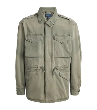 Polo Ralph Lauren Cotton Sateen Field Jacket In Multi