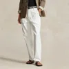 Polo Ralph Lauren Cotton Sateen Utility Trouser In White