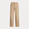 Polo Ralph Lauren Cotton Sateen Utility Trouser In Neutral