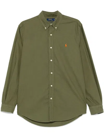 Polo Ralph Lauren Cotton Shirt In グリーン