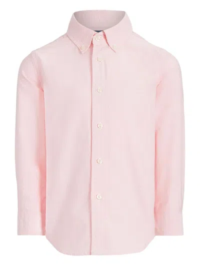 Polo Ralph Lauren Kids' Cotton Shirt In Pink