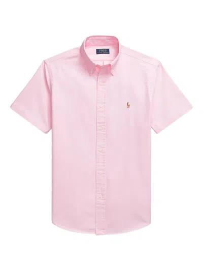 Polo Ralph Lauren Cotton Shirt In Pink