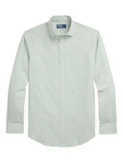 Polo Ralph Lauren Cotton Shirt In Gray